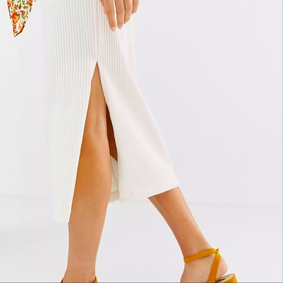 Free People Helen Ribbed Corduroy Tube Skirt - Picture 4 of 9